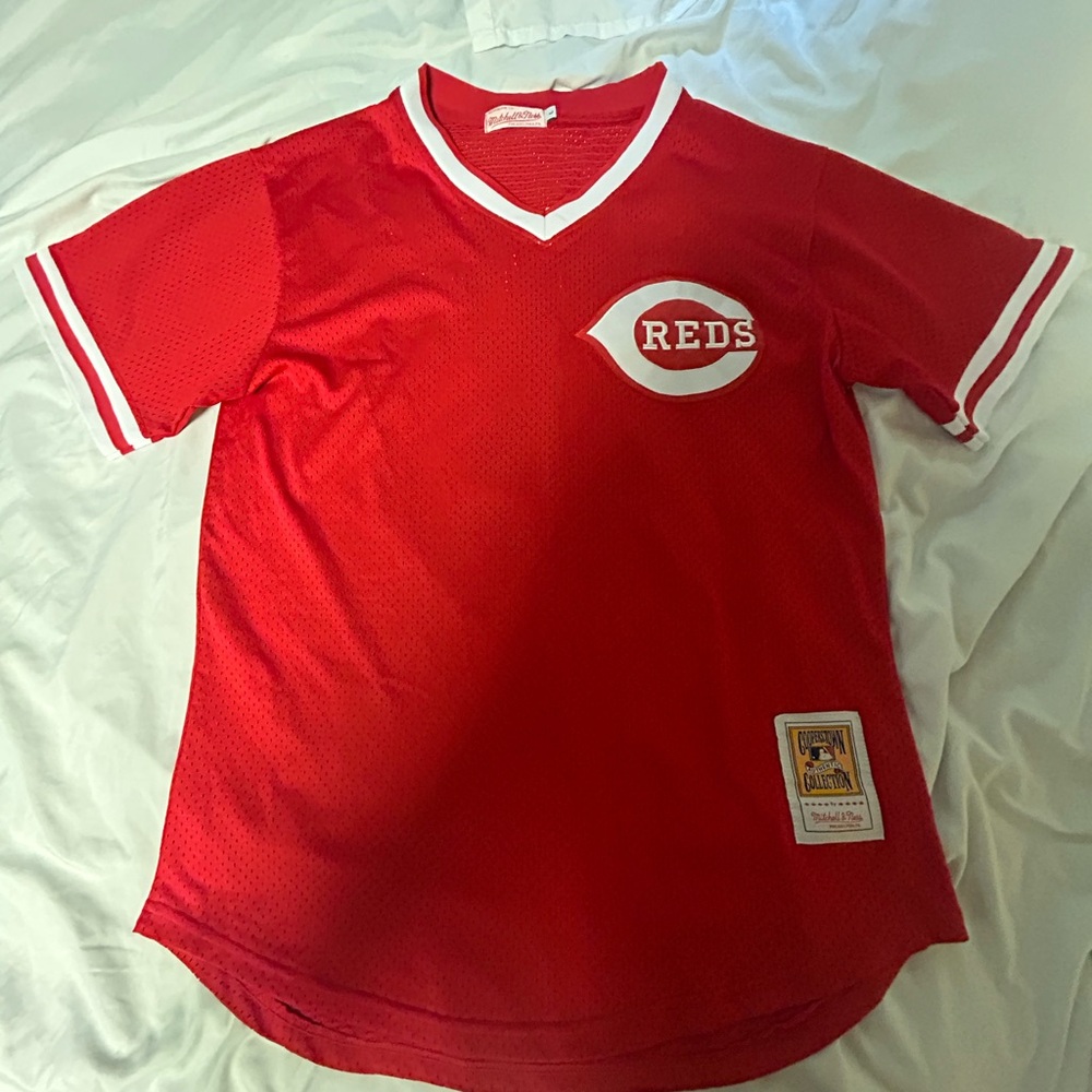 Cincinnati Reds Johnny Bench Jersey size large
